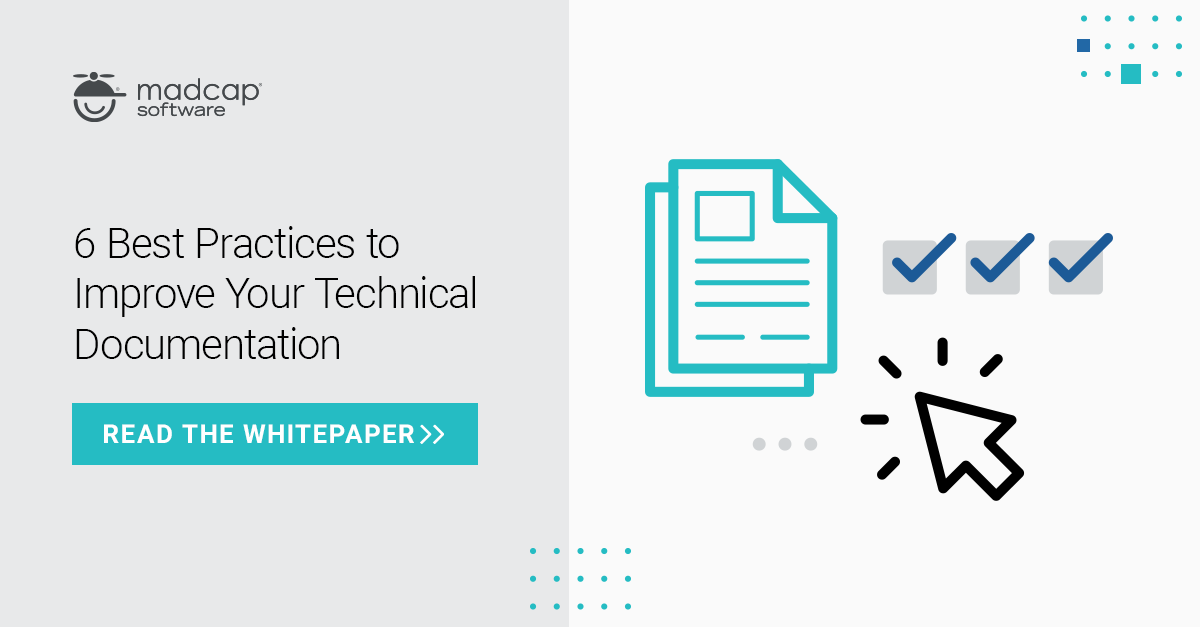 Link to White Paper: Six Best Practices to Improve Your Documentation