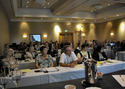 Delegates at UA Europe 2009 listen to Paul O'Rear from Microsoft