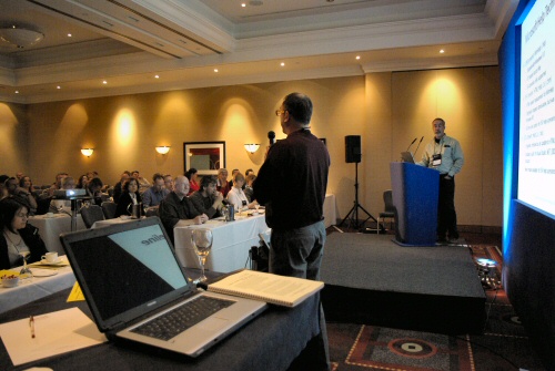 Photo of Joe Welinske and Paul O'Rear presenting on Help 3